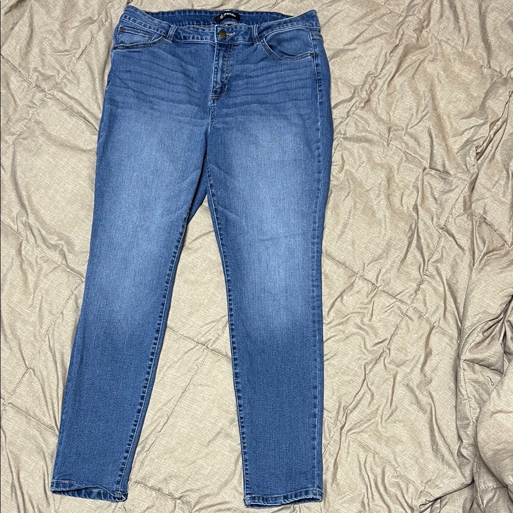 d. jeans Women's Blue Skinny Jeans 14